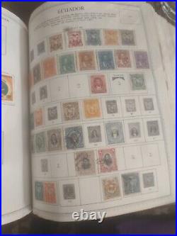 Magnificent And HUGE Worldwide Stamp Collection In Vintage Harris Album 1800sfwd