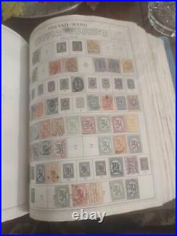 Magnificent And HUGE Worldwide Stamp Collection In Vintage Harris Album 1800sfwd