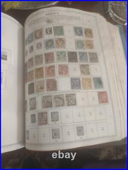 Magnificent And HUGE Worldwide Stamp Collection In Vintage Harris Album 1800sfwd