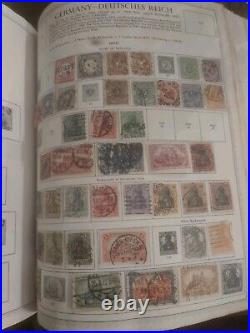 Magnificent And HUGE Worldwide Stamp Collection In Vintage Harris Album 1800sfwd