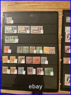 Malaya States With Tigers Mint And Used Stamps In 12 Stock Pages Lot M16