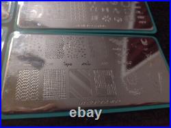 Maniology lot of 16 both newer and retired plates Stamping plates. (Read)