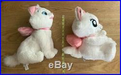 Marie Aristocats Disney Plush Toy Lot of 3 Disney Store, STAMPED, and Big Feet