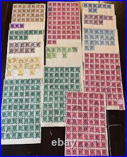 Massive Accumulation Lot Germany Posthorn Stamps On Pages, Includes High Denoms
