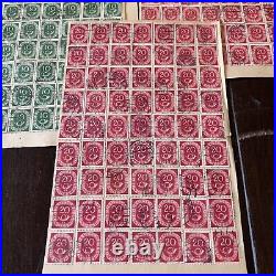 Massive Accumulation Lot Germany Posthorn Stamps On Pages, Includes High Denoms