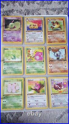 Massive Pokemon Card Collection Lot Binder TOPPS HOLOs WOTC Vintage 1st editions