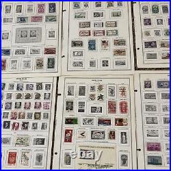 Massive U. S. Stamps Lot On Over 20 Album Pages History Descriptions On Back #44