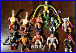 Masters of the Universe Vintage Lot (72 Toys, 4 stamps, 16 minicomics) Rare Items