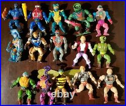 Masters of the Universe Vintage Lot (72 Toys, 4 stamps, 16 minicomics) Rare Items