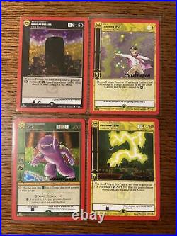 Metazoo Nightfall Collect-a-con stamp holos 4 card lot