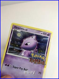 Mewtwo 9/16 Pokemon Rumble 2009 Rare Promo Holo Foil Stamped Card MINT