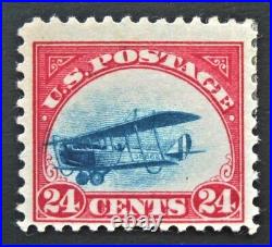Mint 1918 US Airmail C3 Curtiss Jenny Low & Landing Fast Plane Variety