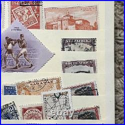 Mint, Used Worldwide Stamps Lot In Stock Page Russia, Sarawak, Qatar, Canal Zone