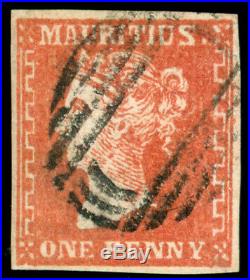 Momen Mauritius Sg #42 1859 Used Lot #60098