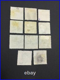 Momen Us Stamps #112-122 Complete Set Used Lot #74119