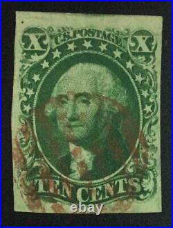 Momen Us Stamps #16 Imperf Used Lot #73020