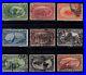 Momen-Us-Stamps-285-293-Complete-Trans-miss-Used-Choice-Set-Lot-85854-01-gvn