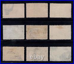 Momen Us Stamps #285-293 Complete Trans-miss Used Choice Set Lot #85854