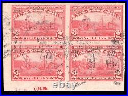 Momen Us Stamps #373 Block Used Xf+ Lot #71681