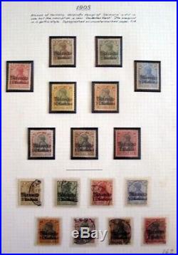 Morocco German Po Fine Collection Mint And Used 1899-1911