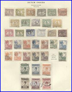 NETHERLAND COLONIES 1864-1960 COLLECTION ON SCOTT PAGES MINT USED Netherlands In