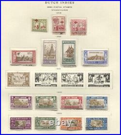 NETHERLAND COLONIES 1864-1960 COLLECTION ON SCOTT PAGES MINT USED Netherlands In