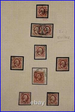 NETHERLANDS Classics 1(33) 2(37) 3(4) with 3+4 on Cover Stamp Collection Re-Priced