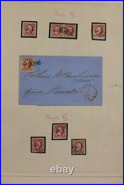NETHERLANDS Classics 1(33) 2(37) 3(4) with 3+4 on Cover Stamp Collection Re-Priced