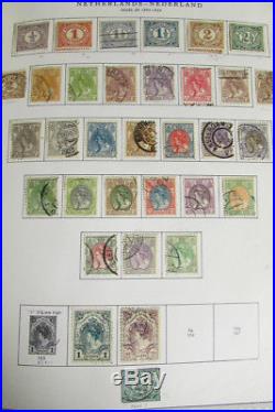 Netherlands Mint Used Stamp Collection in Minkus Album