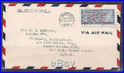 Newfoundland #C12 VF Used On Cover To UK BCM Air Field