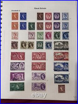 Nice GB Victoria, Evii, Gv, Eviii, Gvi, Qeii To 1991 Mint + Used Stamps In Album