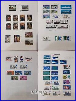 Nice GB Victoria, Evii, Gv, Eviii, Gvi, Qeii To 1991 Mint + Used Stamps In Album