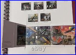 Nice GB Victoria, Evii, Gv, Eviii, Gvi, Qeii To 1991 Mint + Used Stamps In Album