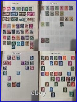 Nice Worldwide Stamp Collection A To H In Classic Barclay Album Mint, Used, Rare