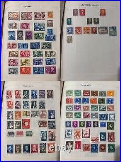 Nice Worldwide Stamp Collection A To H In Classic Barclay Album Mint, Used, Rare