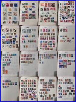 Nice Worldwide Stamp Collection A To H In Classic Barclay Album Mint, Used, Rare