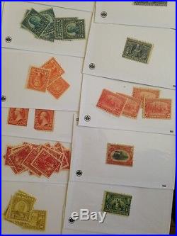 OLD US Stamp Stock HIGH VALUE Early US Lots $1,000+ CV Includes Mint/Unused