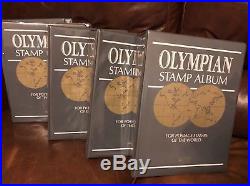 OLYMPIAN WORLD STAMP ALBUM SET Mint Condition