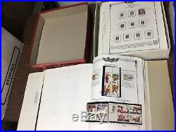 Old Used/Mint US Stamp Collection On Pages + Albums! Estate Sale Find! Must See