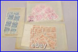 Older Japan Dealer Stock Lot 1000s of Stamps Used Singles & Blocks in Glassines