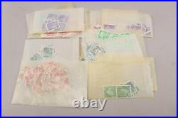 Older Japan Dealer Stock Lot 1000s of Stamps Used Singles & Blocks in Glassines