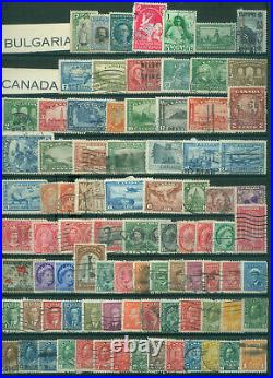 Oldtime Worldwide Early COLLECTION from the 1850s-1940s (mostly) mint & used /O