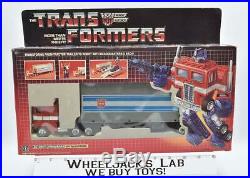 Optimus Prime NEAR MINT FIGURE #6 Stamp Complete 1985 Vintage G1 Transformers
