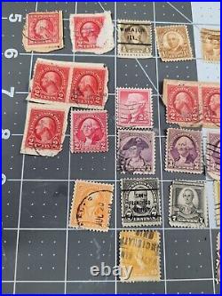 Over Face Value Vintage Postage Stamps Lot
