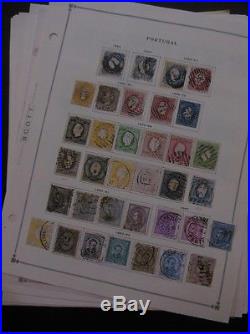 PORTUGAL Old time nice & clean Mint & Used collection on pages with many Better
