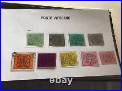 Papal States 1867 mounted mint & used stamps A18945