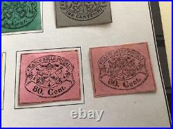 Papal States 1867 mounted mint & used stamps A18945