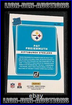 Pat Freiermuth 2021 Donruss Rated Rookie Gold Press Proof Sp Rookie 1/50 Nfl# 88