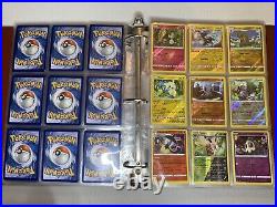 Pokemon Card Lot Binder with 291 Cards (All Holo) WOTC Vintage & Modern Damaged-NM