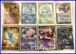 Pokémon Celebrations Rare Holo Lot-Charizard, Gold Mew, Umbreon Gold Star & More